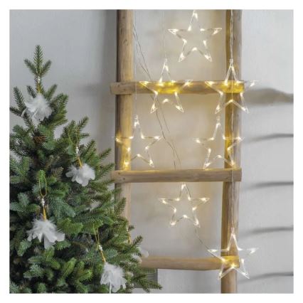 LED božična dekoracija, 0,3 W, napajanje 3×AA, krogla Ø 12 cm
