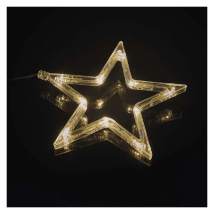 LED božična dekoracija, 0,3 W, napajanje 3×AA, krogla Ø 12 cm