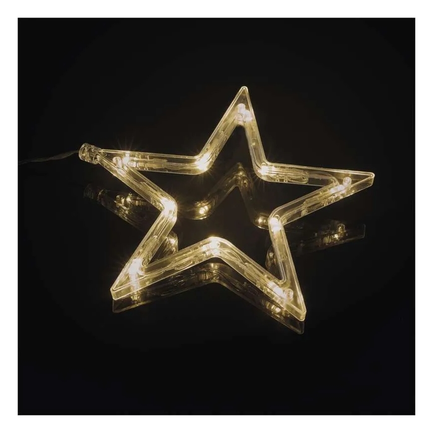 LED božična dekoracija, 0,3 W, napajanje 3×AA, krogla Ø 12 cm