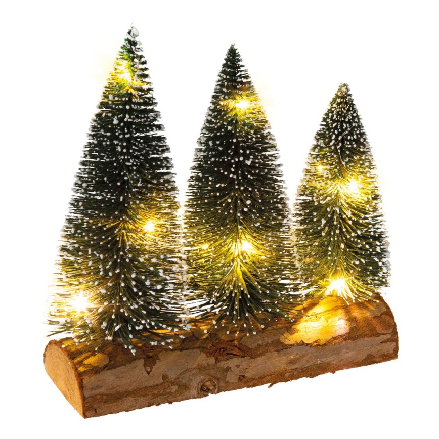 LED Božična dekoracija 10xLED/2xCR2032 topla bela