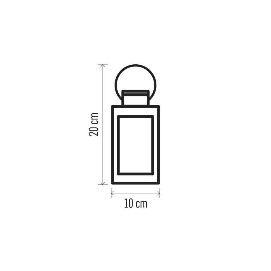 LED Božična dekoracija 1xLED/3xAAA črna