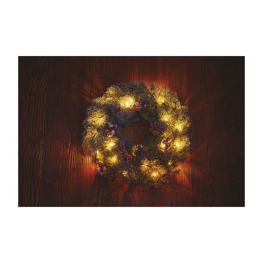 LED Božična dekoracija 20xLED/2xAA pr. 38 cm