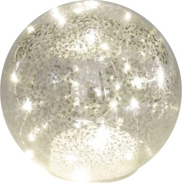 LED božična dekoracija 20xLED/3xAA krogla, premer 15 cm