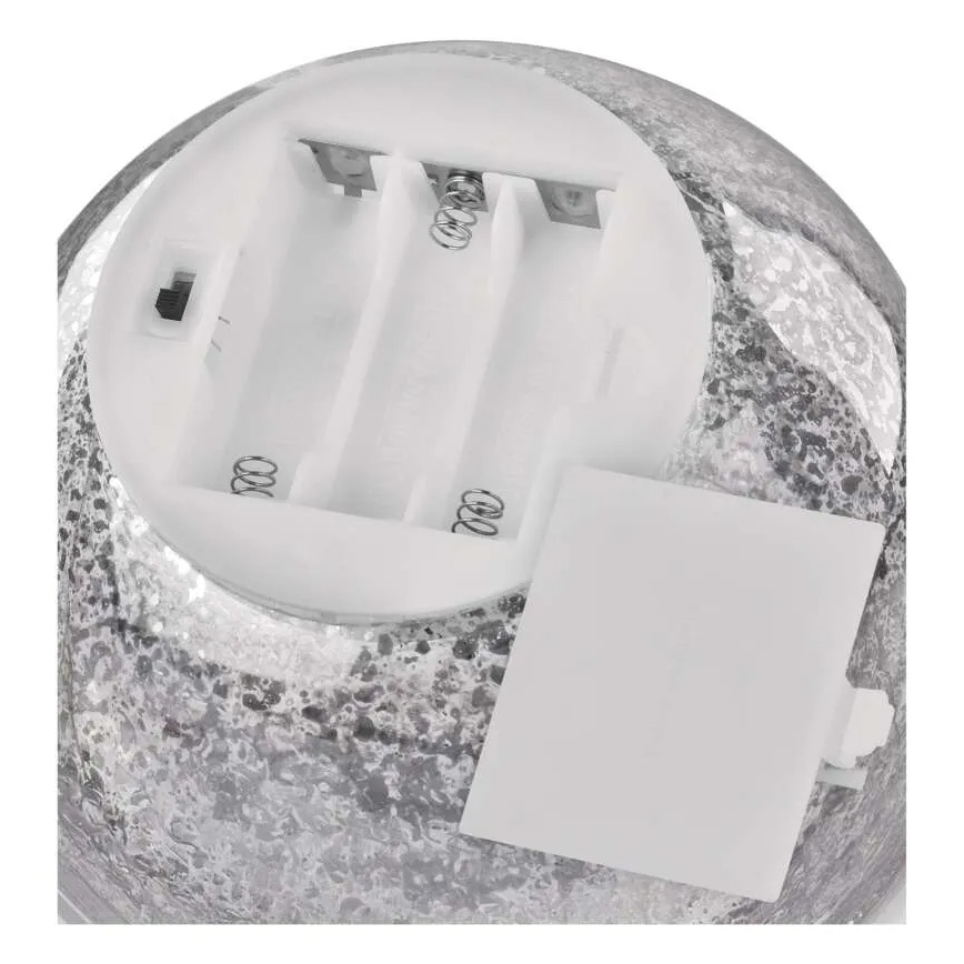 LED božična dekoracija 20xLED/3xAA krogla, premer 15 cm
