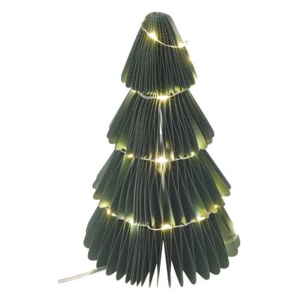 LED božična dekoracija 35xLED/2xAA smrečka