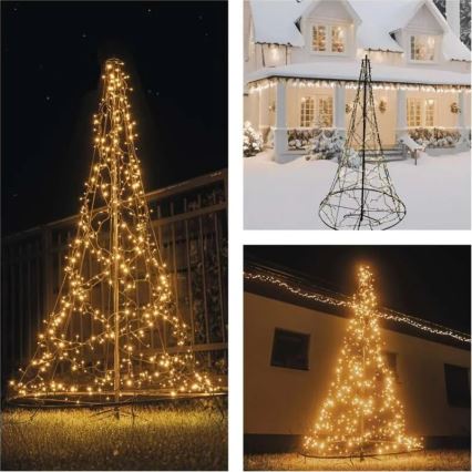 LED božična dekoracija, 480 LED, 230 V, IP44, 180 cm