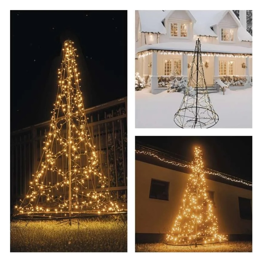 LED božična dekoracija, 480 LED, 230 V, IP44, 180 cm