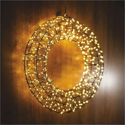 LED božična dekoracija, 480 LED/230 V, premer 38 cm