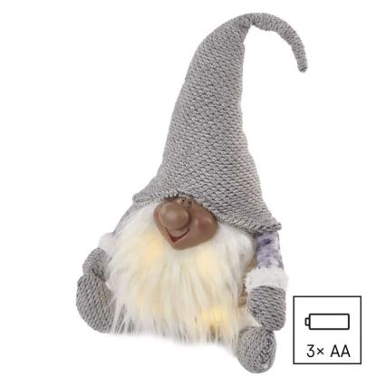 LED Božična dekoracija 4xLED/3xAA elf