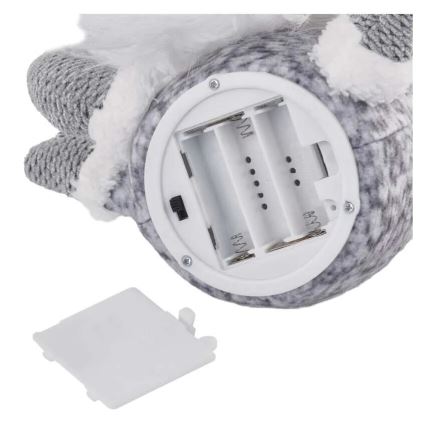 LED Božična dekoracija 4xLED/3xAA elf