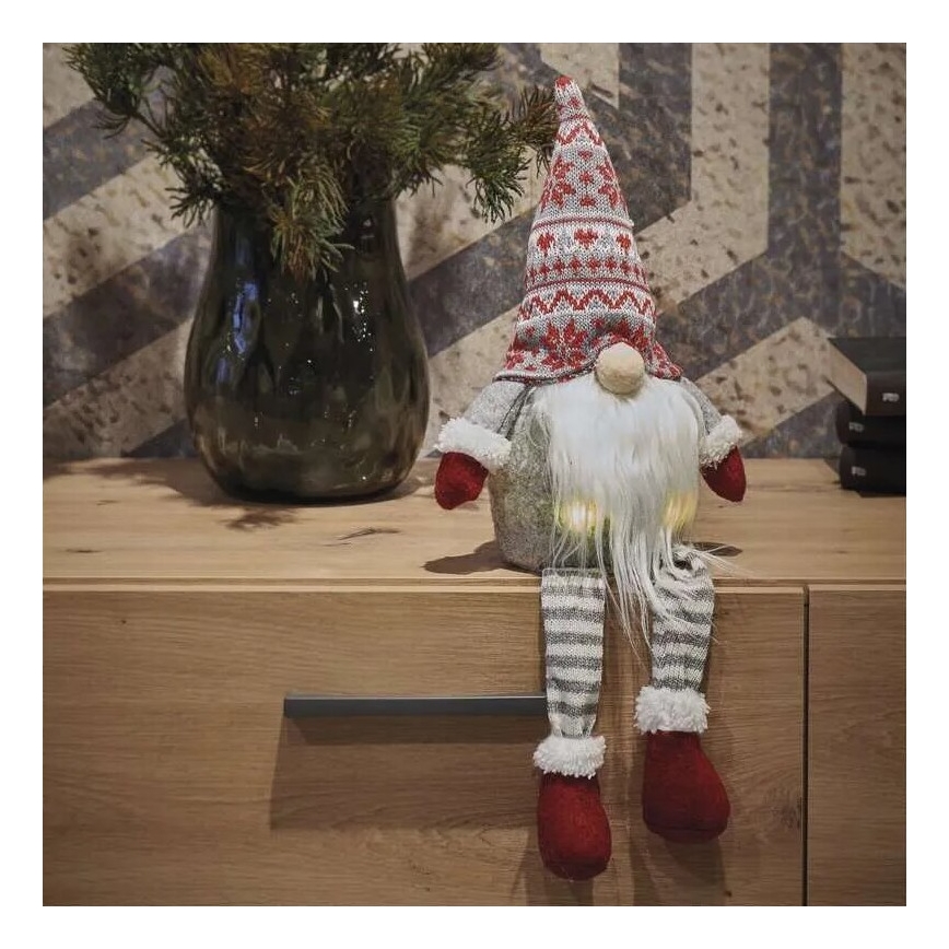 LED Božična dekoracija 4xLED/3xAA elf