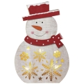 LED Božična dekoracija 5xLED/2xAA snežak