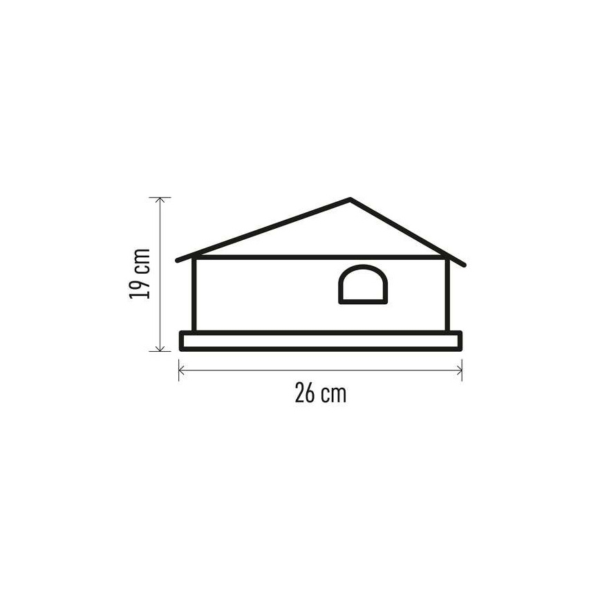 LED Božična dekoracija 5xLED/3xAA