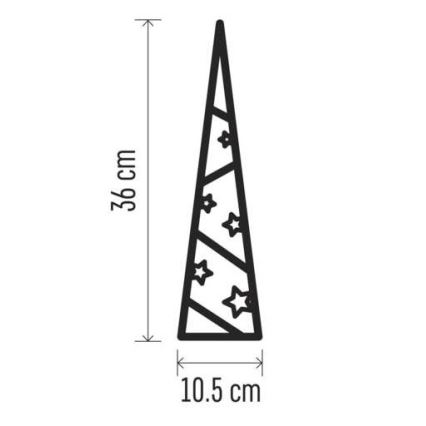 LED Božična dekoracija 8xLED/2xAA