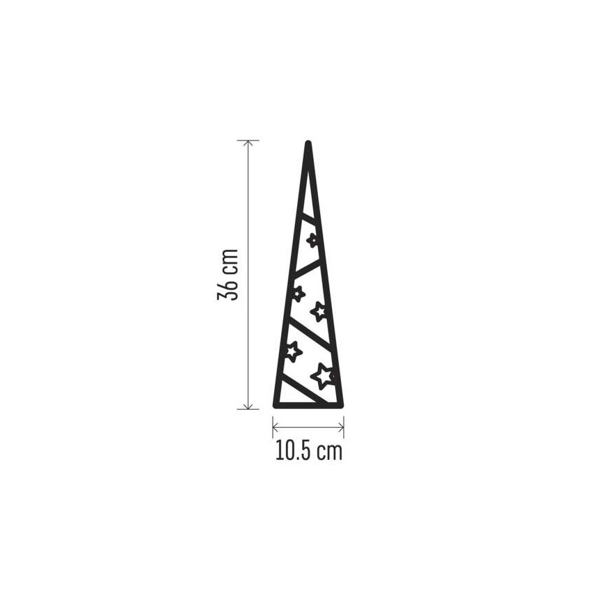 LED Božična dekoracija 8xLED/2xAA