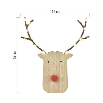 LED božična dekoracija 8xLED/2xAAA sob