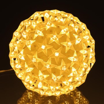 LED Božična dekoracija LED/230V/topla bela krogla