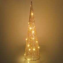 LED Božična dekoracija LED/2xAA 50 cm stožec