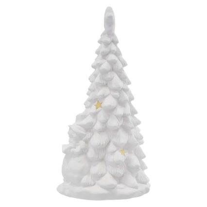 LED božična dekoracija LED/2xAA topla bela smrekica