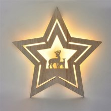 LED Božična dekoracija LED/2xAA zvezda