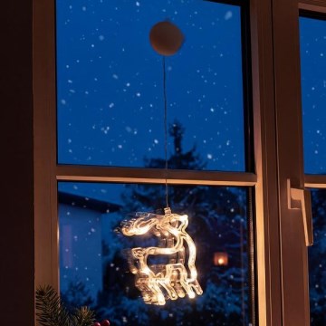 LED Božična dekoracija LED/3xAAA/topla bela sob