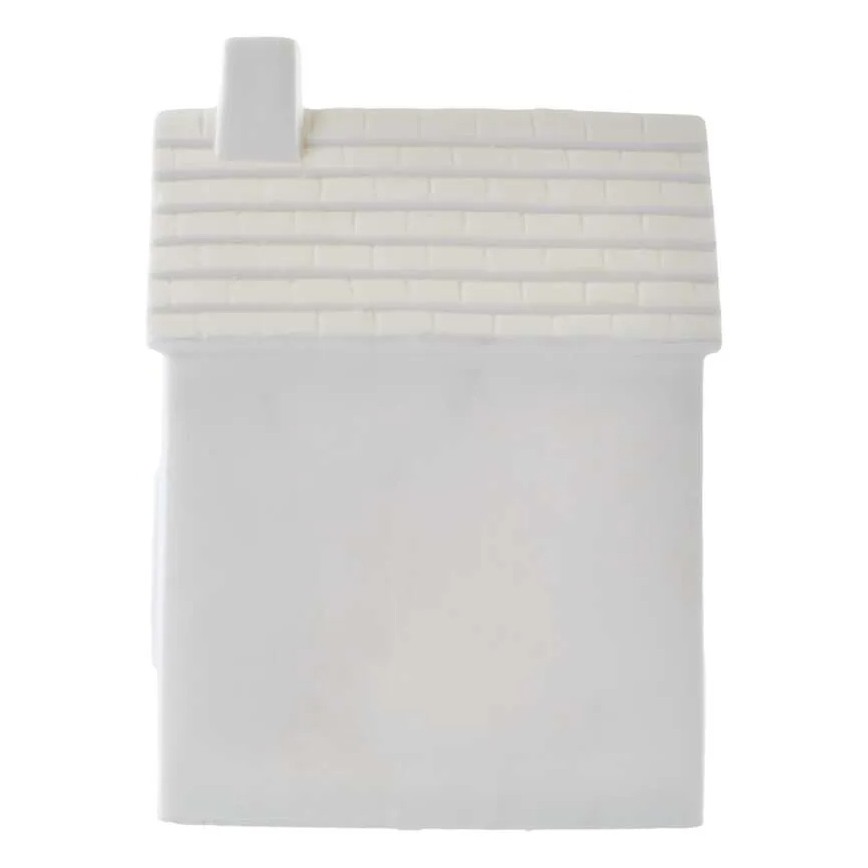 LED božična dekoracija LED/CR2032 hišica