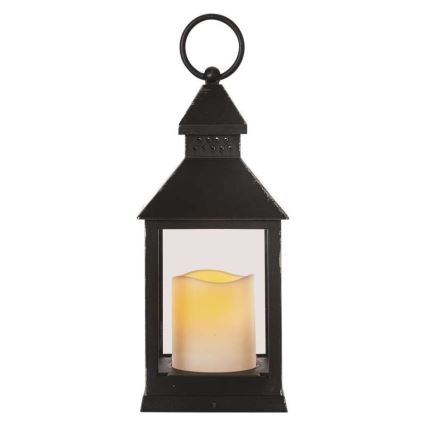 LED božična dekoracija, napajana z 3x AAA, črna