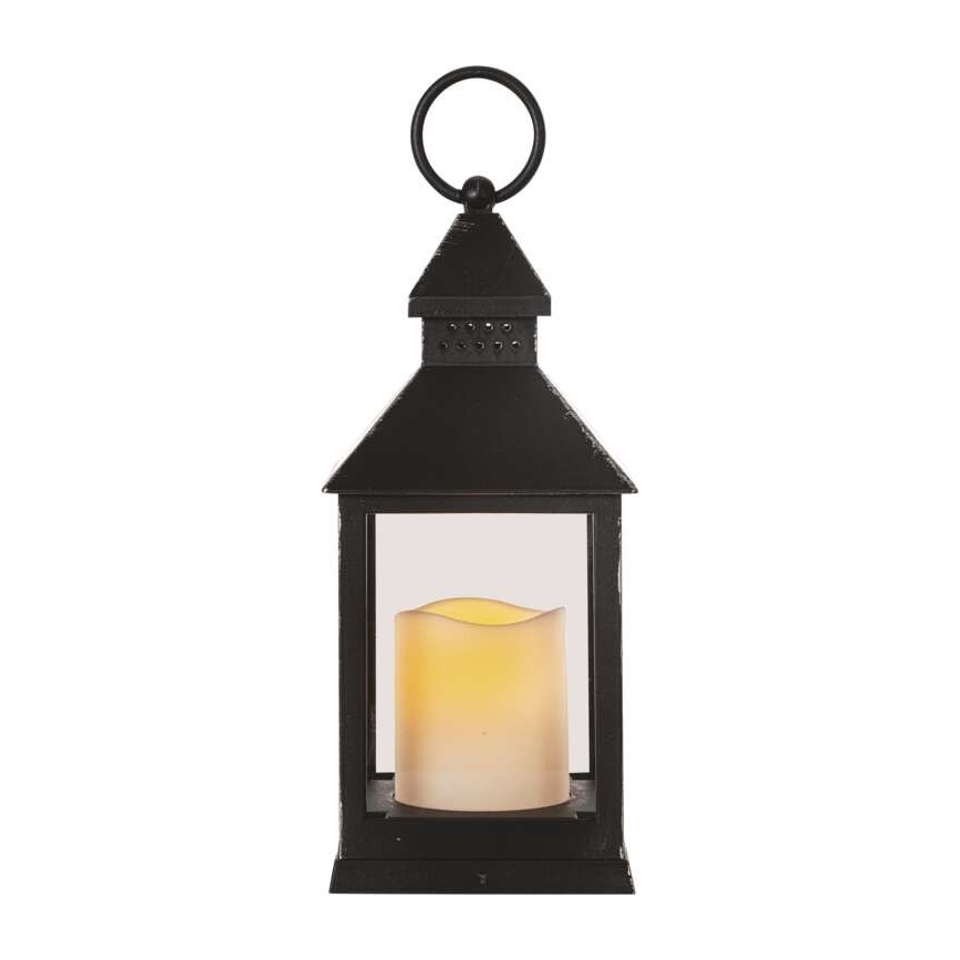 LED božična dekoracija, napajana z 3x AAA, črna