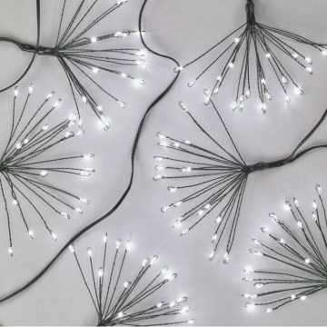 LED Božična veriga 150xLED/5,35m hladna bela