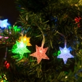 LED Božična veriga 20xLED 2,25m multicolor zvezde