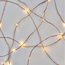 LED Božična veriga 20xLED/2,4m topla bela