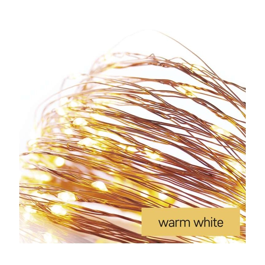 LED Božična veriga 20xLED/2,4m topla bela