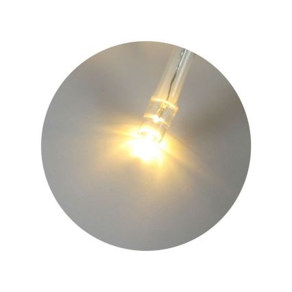 LED Božična veriga 20xLED/2 funkciji 2,4m topla bela