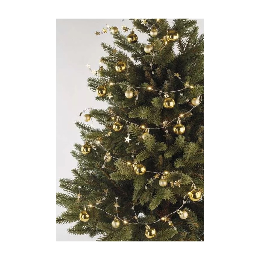 LED Božična veriga 20xLED/2xAA 2,2 m topla bela