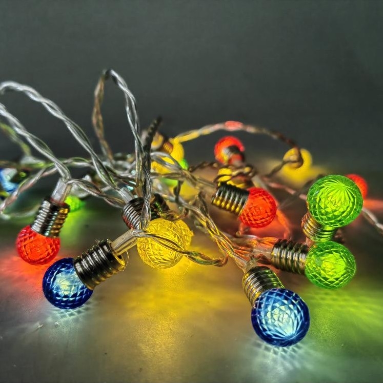 LED Božična veriga 20xLED/2xAA/topla bela 1,8m žarnice