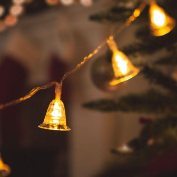 LED Božična veriga 20xLED/3xAA 2,3m topla bela