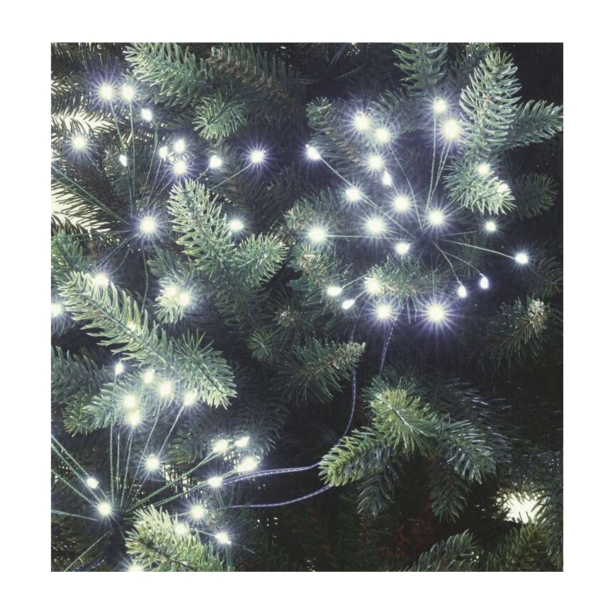 LED Božična veriga 300xLED/8,2m hladna bela