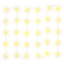 LED Božična veriga 30xLED/3xAA 3,3m topla bela