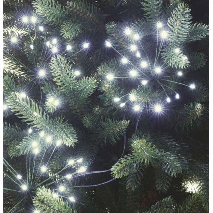LED Božična veriga 450xLED/11m hladna bela