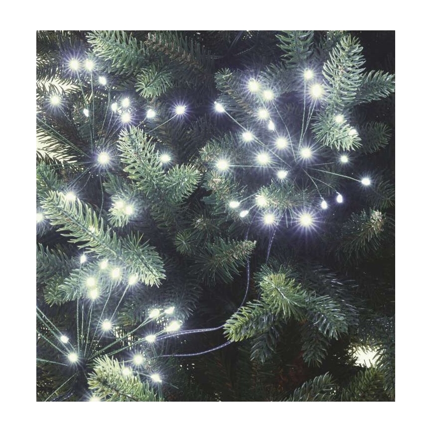 LED Božična veriga 450xLED/11m hladna bela