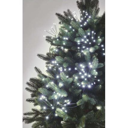 LED Božična veriga 450xLED/11m hladna bela