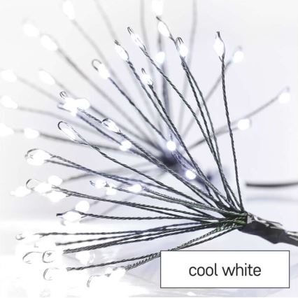LED Božična veriga 450xLED/11m hladna bela