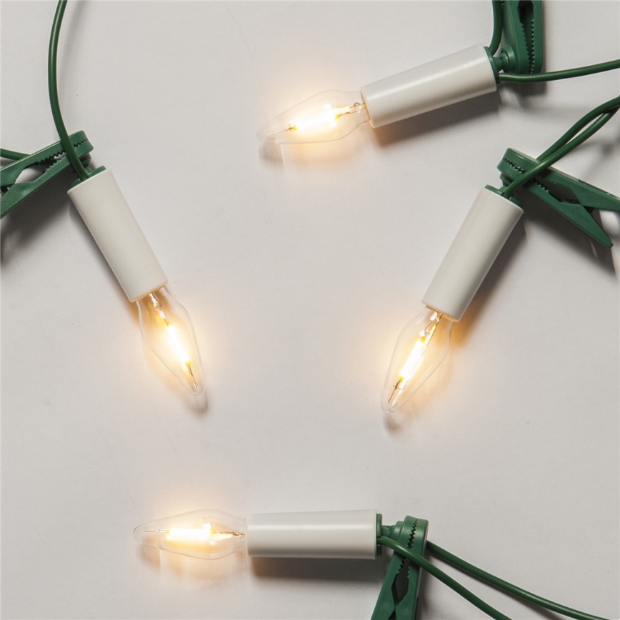 LED Božična veriga FELICIA FILAMENT 10,5 m LED/0,2W/230V/14V