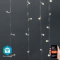 LED božična zavesa 200 LED/11 funkcij 6 m IP65 Wi-Fi Tuya od tople do hladne bele