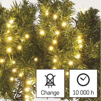LED božična zunanja veriga 400xLED/13m IP44 topla bela