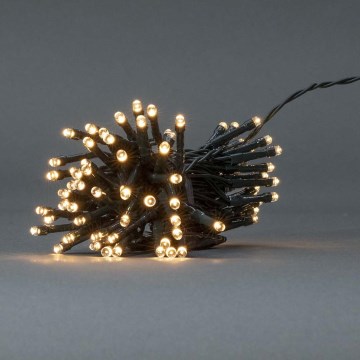 LED Božična zunanja veriga 48xLED/7 funkcij/3xAA 4,1m IP44 topla bela