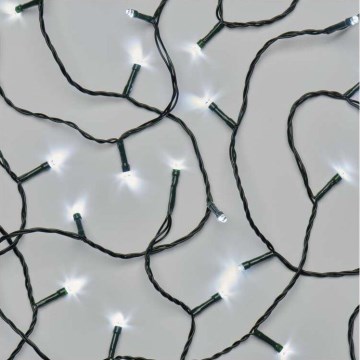 LED božična zunanja veriga 80xLED/13m IP44 hladno bela