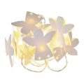 LED Božični lučni niz CHAIN 10xLED/2xAA 1,65m topla bela