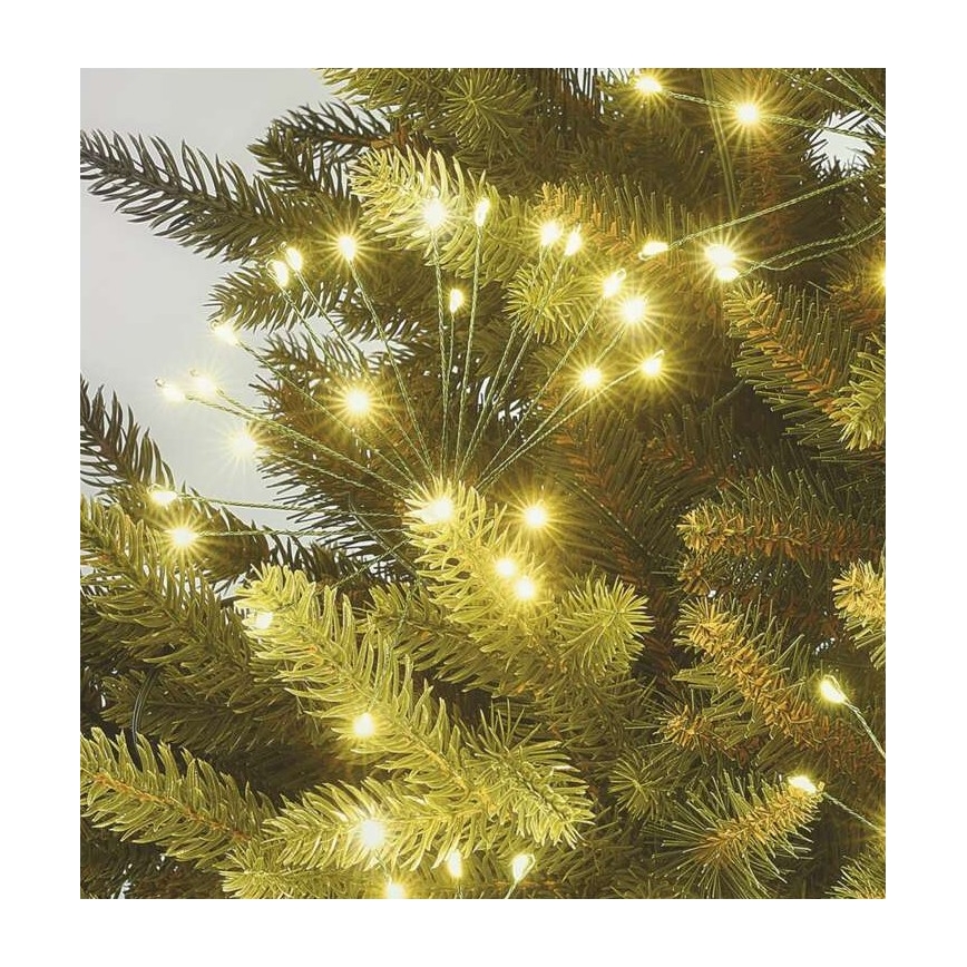 LED božični niz 300xLED 5,2+3 m topla bela