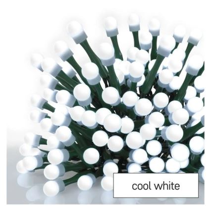 LED božični niz 300xLED/8 funkcij 35m hladno bela